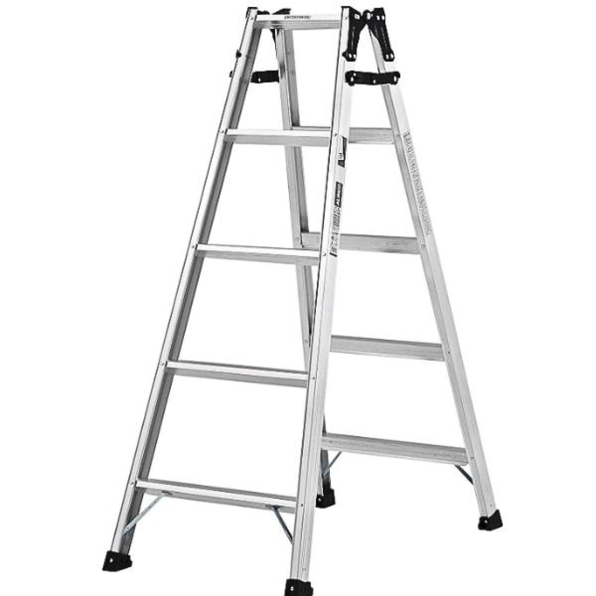 【I】ALINCO アルインコ 幅広踏ざん(55mm) はしご兼用脚立 PRS-150WA 耐荷重100kg アルミ 【代引不可/北海道・沖縄・離島不可】