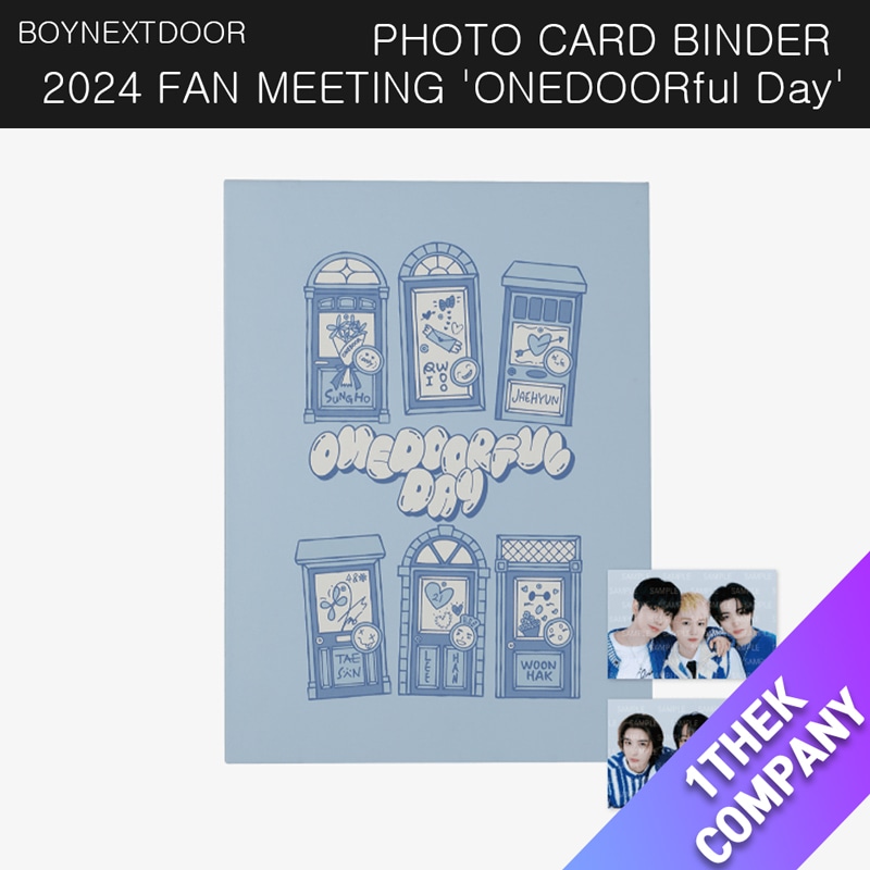 （PHOTO CARD BINDER）2024 BOYNEXTDOOR FAN MEETING ONEDOORful Day MD