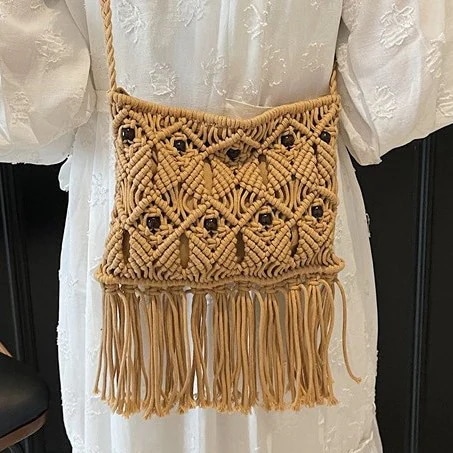 【20点セット】メガ割ショルダーバッグ マイエコバッグ探し ボヘミアン タッセル バッグ 女性 新しい エスニック 風 織物 バッグ 海辺 レジャー 休日 ショルダー クロスボディ バッグ 47,485円