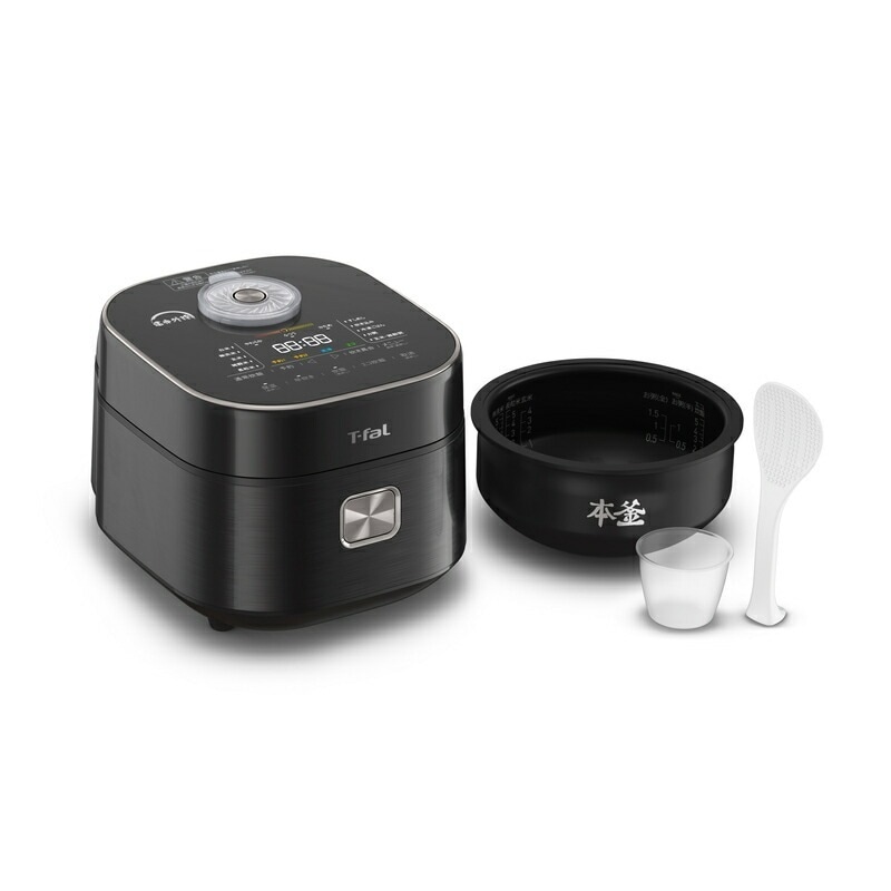 ティファール T-fal 遠赤外線 IH炊飯器 5.5合炊 ブラック RK8808JP IH炊飯ジャー 遠赤外線直火炊き 遠赤保温 エコ炊飯 キッチン家電 調理家電 t-fal 新生活 新