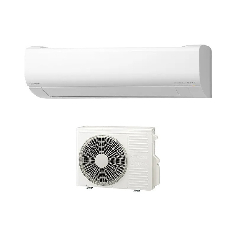 エアコン おもに14畳 白くまくん Vシリーズ 2024年モデル スタンダードモデル 凍結洗浄 ファンお掃除ロボ カビバスター 省エネ節電 単相200V RAS-V40R2-W