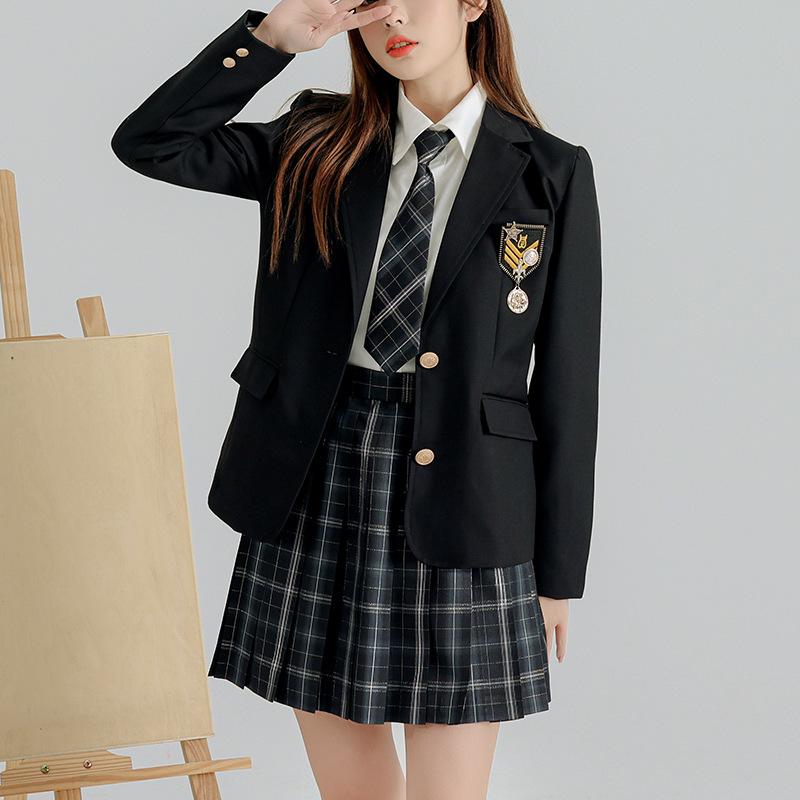 制服ブレザー女子スクールブレザーレギュラータイプ高校学生中学通学ジャケットアウター紺ブレザー学生服2ボタン