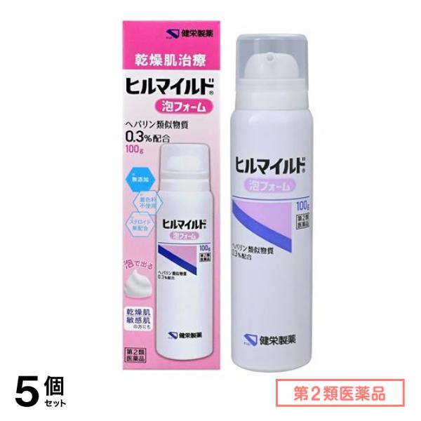 第２類医薬品 ヒルマイルド泡フォーム 100g 5個セット