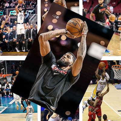 Qoo10] ポールジョージポスターhd nbaバスケ