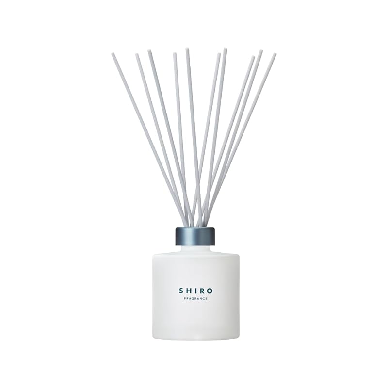 SHIRO サボン フレグランスディフューザー (180mL / 2ヶ月目安) (容器+リキッド+スティック 3点セット)