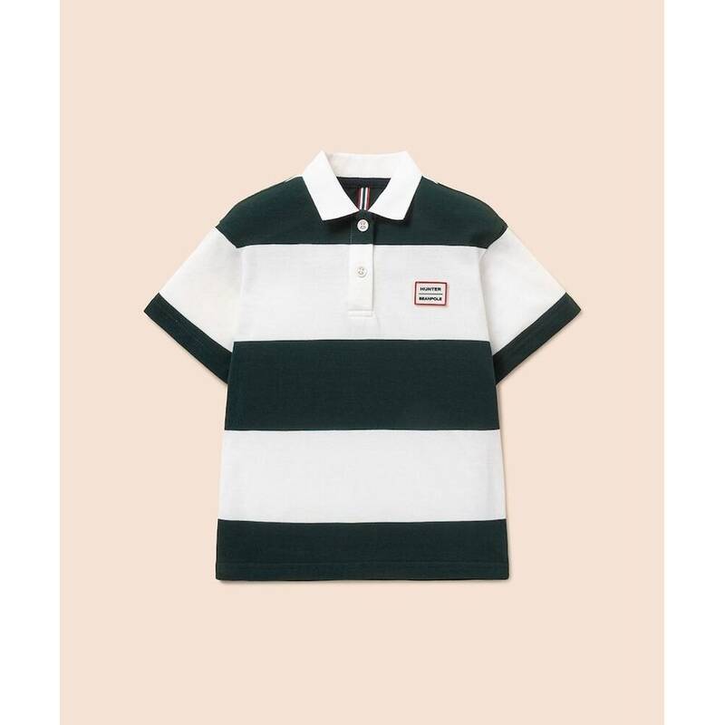 ビーンポールキッズ BEANPOLE KIDS [ハンター HUNTER] ピケカラーTシャツ グリーン (BI6642U06M) BI6642U06M 423037