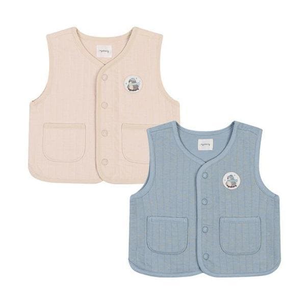 TC01 冬 レブ三重ベスト(CREAM,MINT)_ 01S751302 (S41530346)