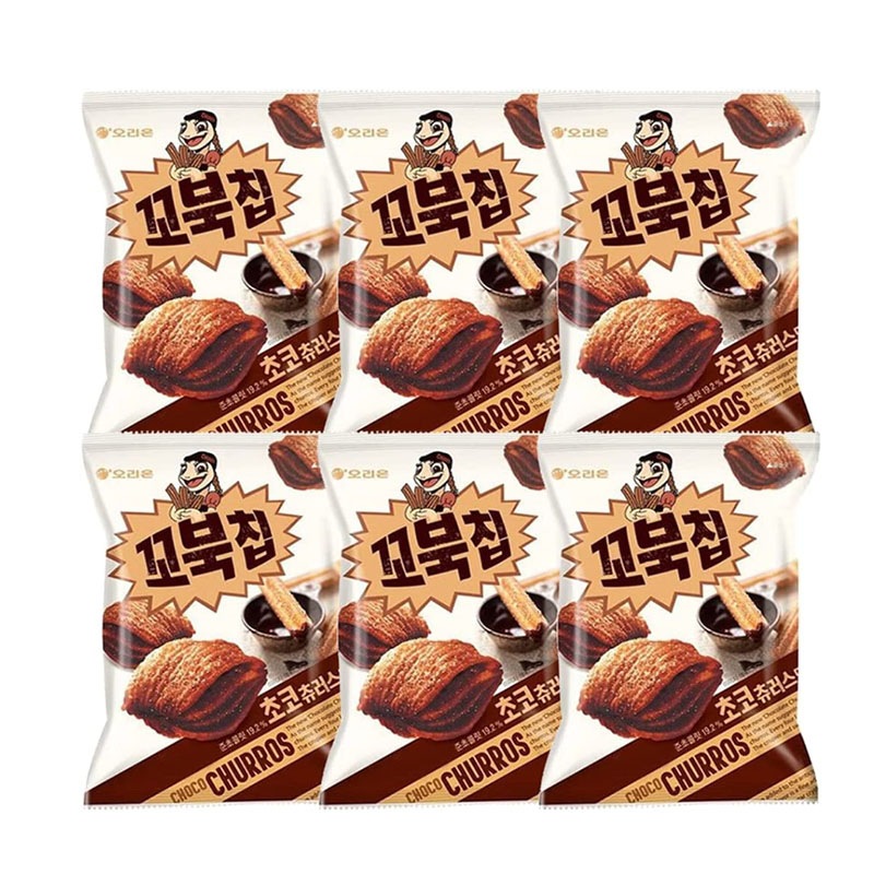 コックチップチョコチュロス味80g 6袋セット韓国菓子