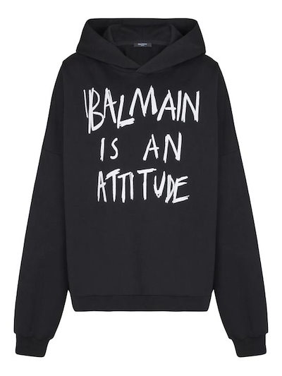 BALMAIN Men Tunic Tops GH1JT250GF40 EAB Black