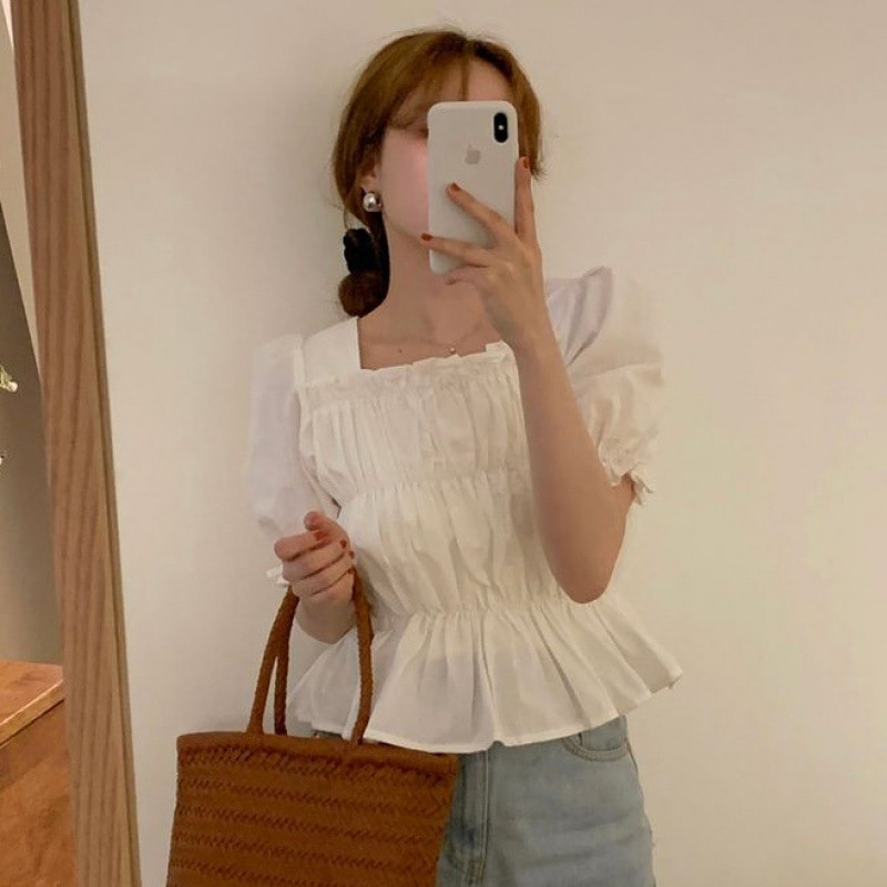 【1つ買うと10つ無料】2025夏ののプリーツシャツ女性用の短袖のシャツ 29,757円