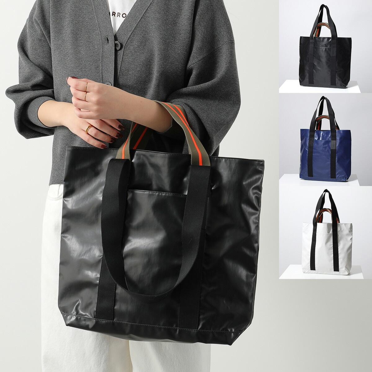 jack gomme ジャックゴム トートバッグ CALVI 1798 レディース ショッピングバッグ ハンドバッグ 軽量 防水 フック付き 鞄 カラー3色