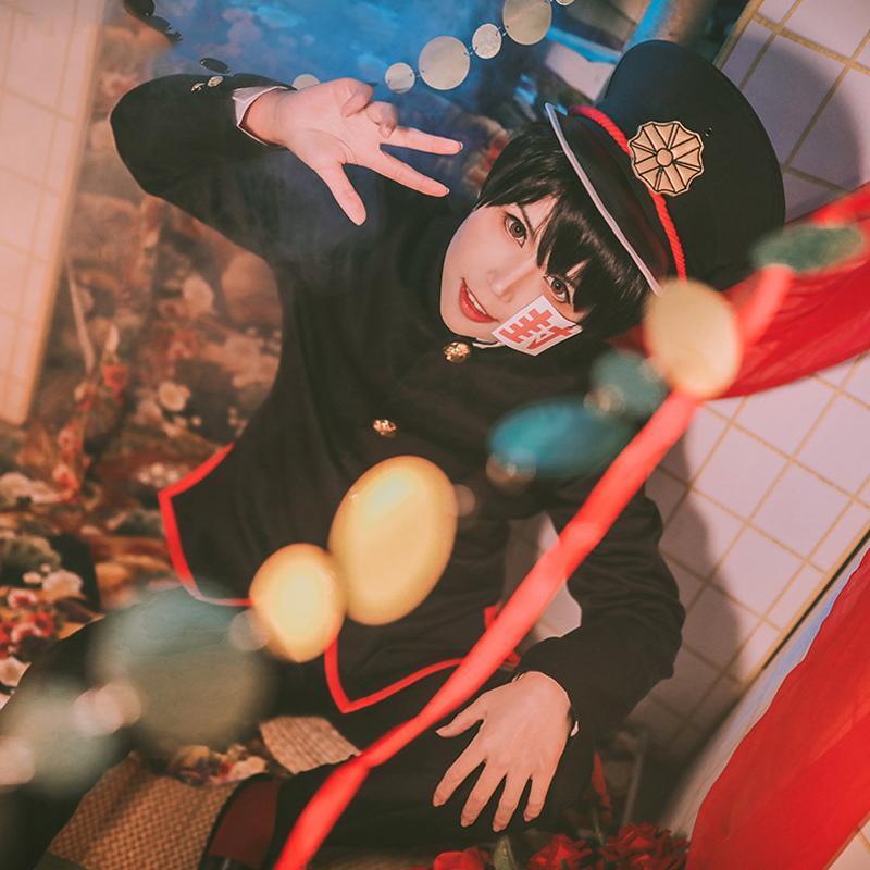 【ハロウィン 限定】地縛少年花子くん 風 柚木普 柚木司 コスプレ 制服 仮装 変装 コスチューム イベント 新品セール