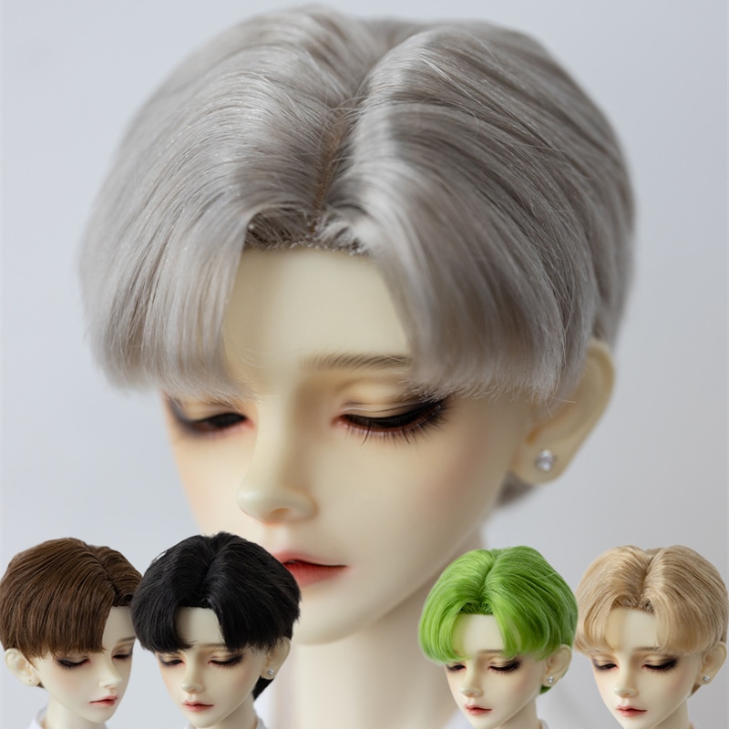 BJDドール用ウィッグ アレンジ ショート ミルク糸 SD/小顔SD/MSDサイズ人形用