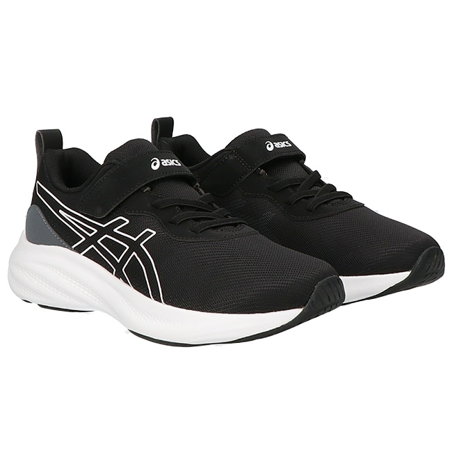 アシックス レーザービーム スニーカー キッズ 走りやすい マジックテープ 軽量 男の子 女の子 子供 小学生 ジュニア 通学 1154A224