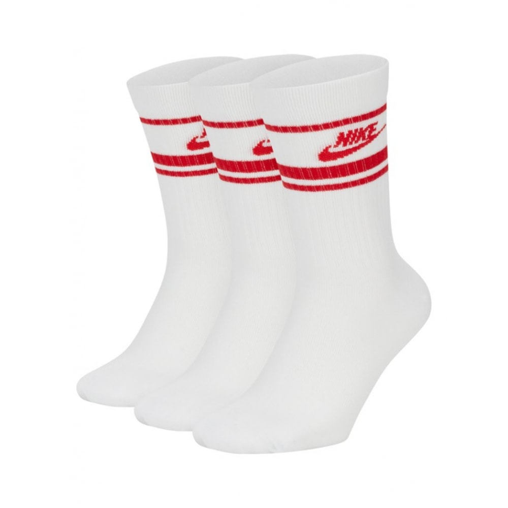 ナイキエッセンシャルストライプクルーソックス 3P