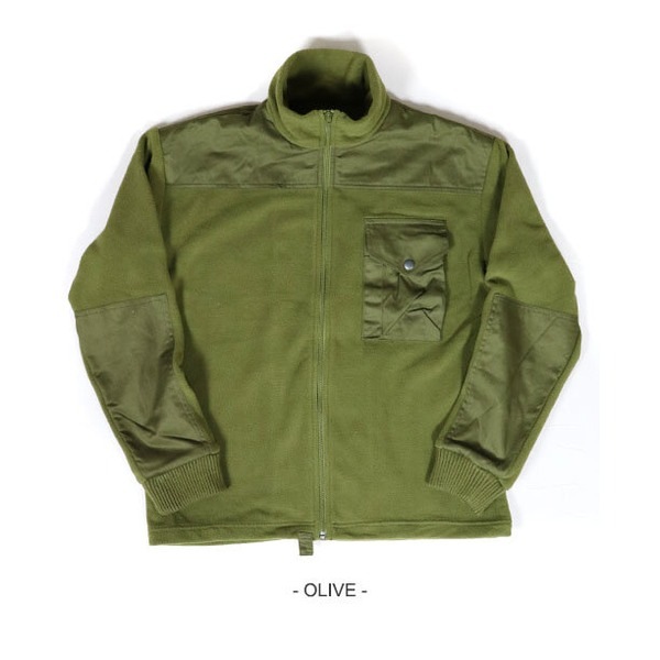 カナダ軍 IECS 改良型 環境服装システム フリース ジャケット レプリカ M オリーブ 保温性 ミリタリーウェア 軍モノ