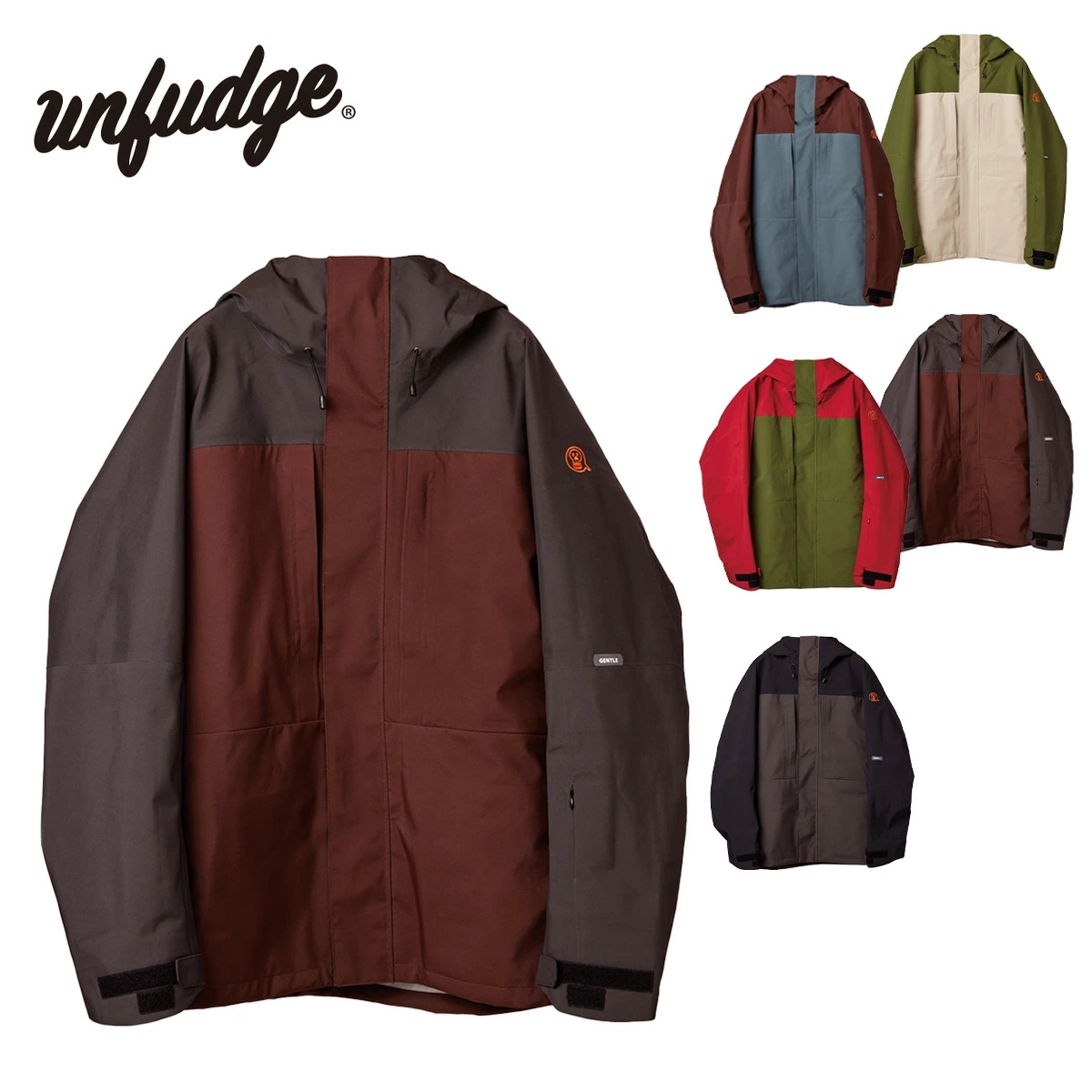 アンファッジ スノーボードウェア unfudge GENTLE JACKET ジェントルジャケット メンズ レディース スノーボードジャケット スノーウェア 東レ製３レイヤー