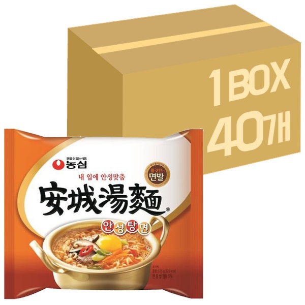 農心安城湯麺×40袋/ラーメン袋×1箱