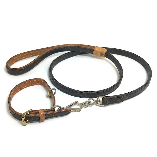 ルイヴィトン 中型犬リード/首輪 レッス バクスター/コリエ バクスターMM ルイヴィトン 中型犬リード/首輪 レッス バクスター/コリエ