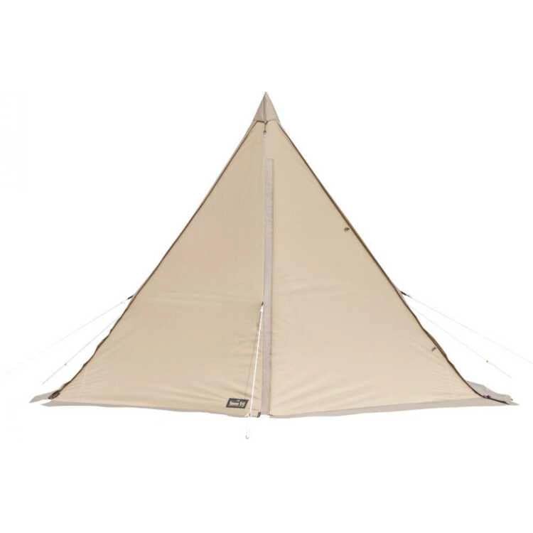 タッソ T/C モノポール型テント サンドベージュ HEXAGON（六角形）幅370×高さ250cm #2727