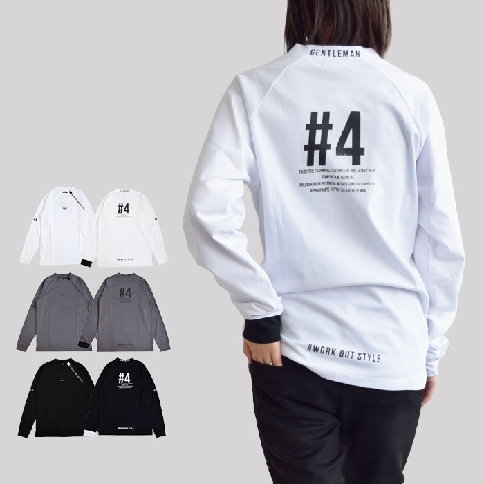 LUXE/R ラグジュ トップス ロンT プルオーバー CVCスムス 長袖 ロングスリーブ メンズ レディース 春 秋 冬 ホワイト グレー ブラック M L XL 45768