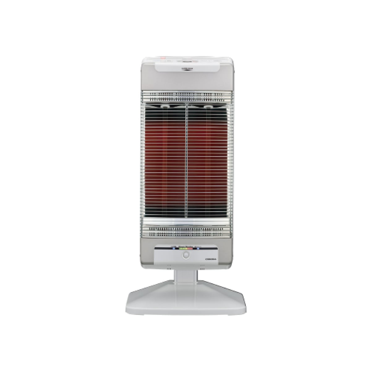 【在庫有・即納】コロナ CORONA 遠赤外線暖房機 コアヒート AH-1224R (SS) シャンパンシルバー 置型 電気 暖房 首振り