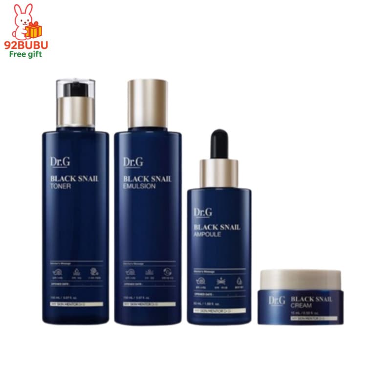 [基礎化粧品 4点セット 韓国人気]ブラックスネイル プレステージ セット/トナー/化粧水/美容液/乳液/リフティング/しわ/ハリツヤ/キメ/弾力/たるみ毛穴/レチノール /毛穴ケア/引き締 おすすめ