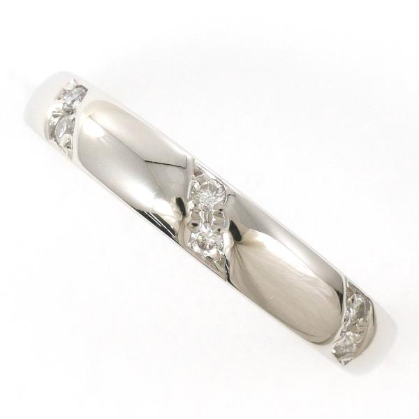 PT900 プラチナ リング 指輪 8.5号 ダイヤ 0.06 総重量約3.1g ジュエリー 中古