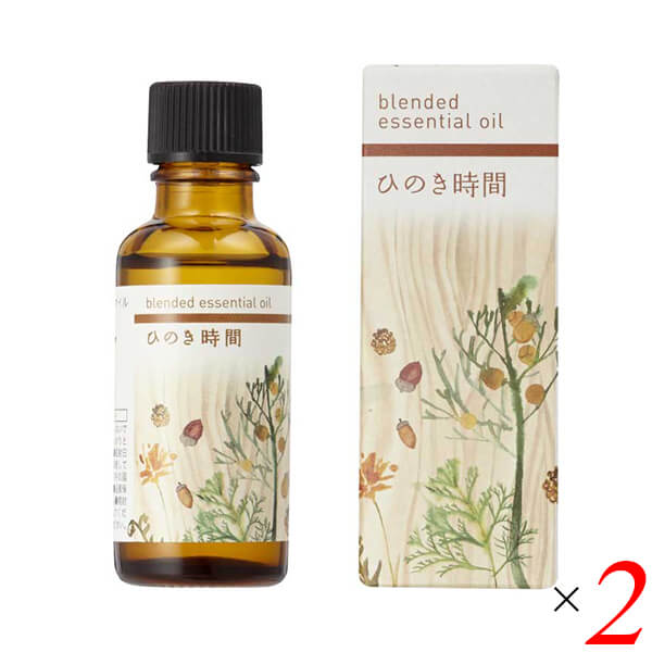 アロマ アロマオイル 精油 生活の木 ブレンドエッセンシャルオイル 30ml 2本セット ひのき時間