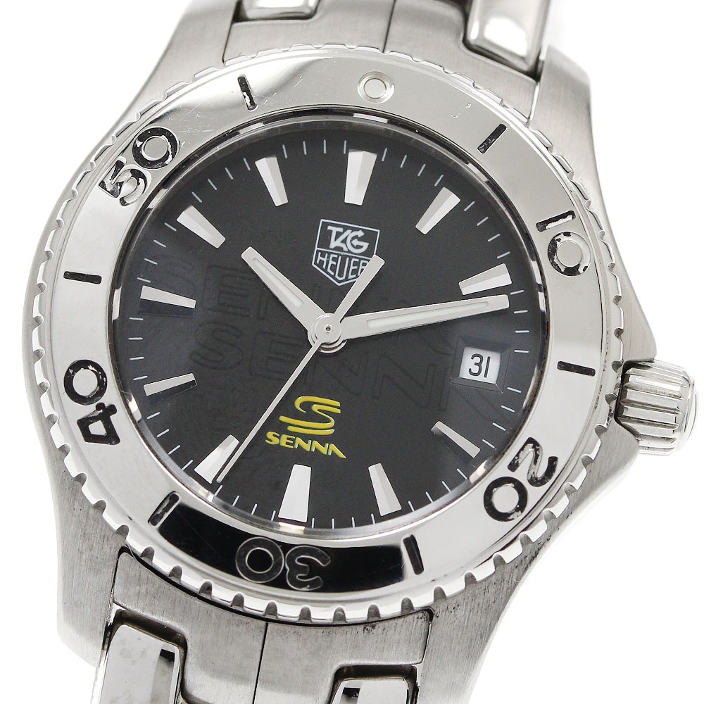 タグホイヤー TAG HEUER WJ131B リンク アイルトンセナ限定品 デイト クォーツ レディース _950224【中古】