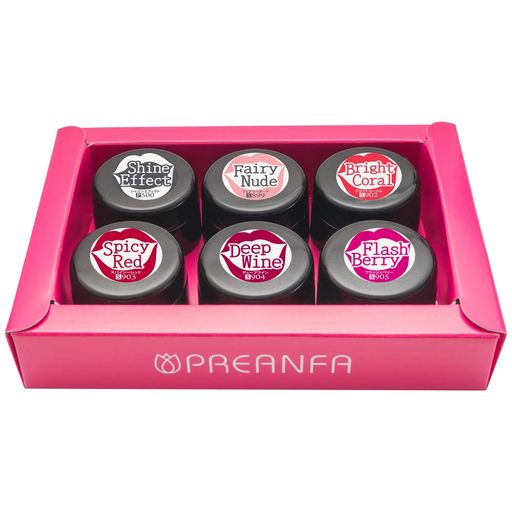 PRE GEL カラーEX シャイニーグロスシリーズ6色セット