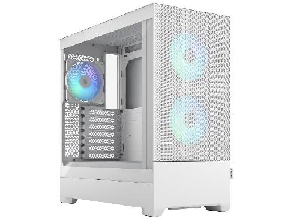 Pop Air RGB TG FD-C-POR1A-01 [ホワイト/クリア]ミドルタワー型PCケース