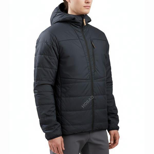 男性用ケブパッド入りフーディ ブラック (82413550) (KEB PADDED HOODIE M BLACK)