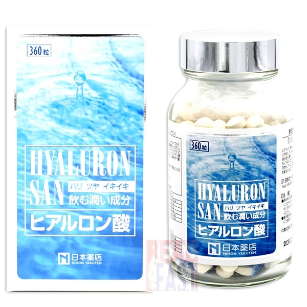 日本薬店 HYALURONSAN ヒアルロン酸 360粒 薬王製薬