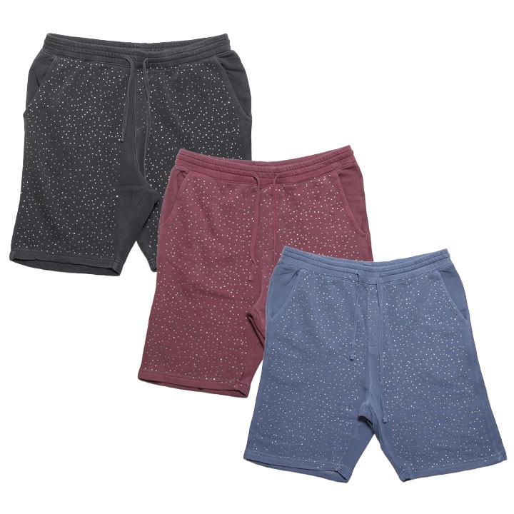 LIVE MECHANICS ハーフパンツ スウェット 半ズボン 短パン メンズ 春夏用 全3色 大きいサイズ ライブメカニクス ショートパンツ ダイヤモンドカット