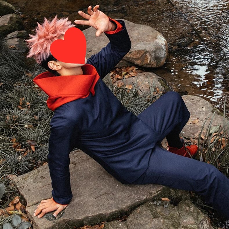 コスプレ コスチューム 虎杖悠仁 いたどりゆうじ 呪術廻戦 呪術高専制服 公式服 コスプレ服 コスプレグッズ コスプレ変装服 かつら購入可能