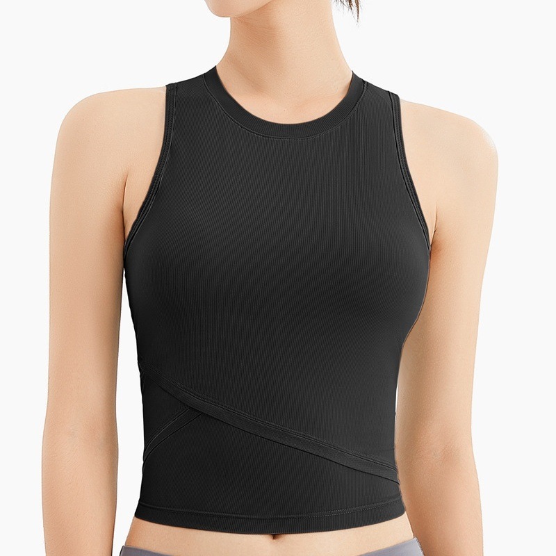 トップス タンクトップ ノースリーブ ラウンドネック 襟なし スリム かわいい 可愛い きれいめ シンプル カジュアル 上品 おしゃれ かっこいい 可愛い 女子 こなれ感 ラフ