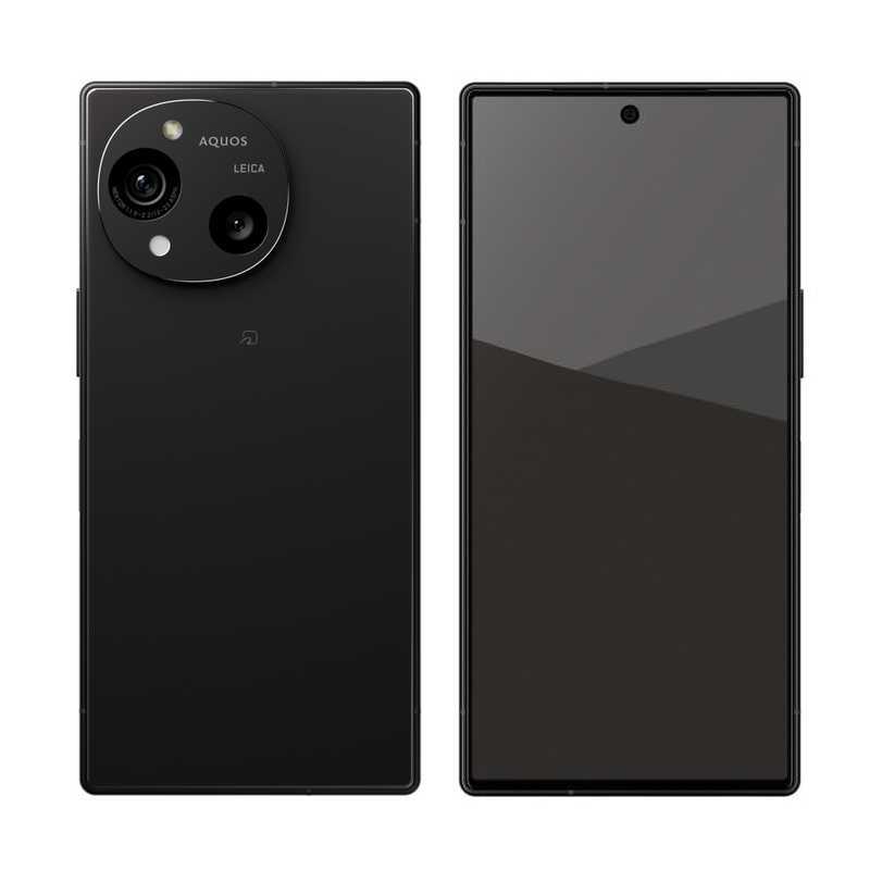 シャープ　SHARP　SIMフリースマートフォン AQUOS R10 / Snapdragon 7 Gen 3 / 6.5インチ 12GB+256GB チャコールブラック　SHM31AB