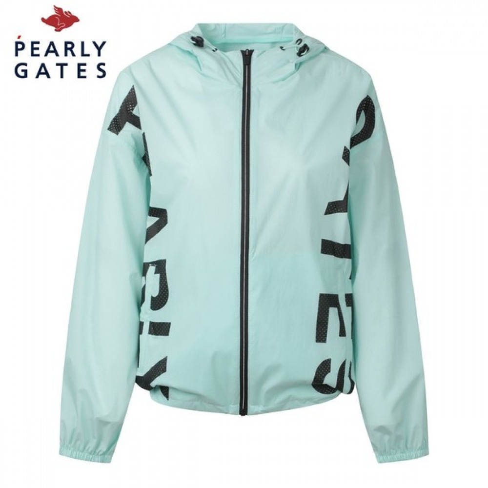 (パリゲイツ) 女性用メッシュロゴ軽量フード付きジャンパー