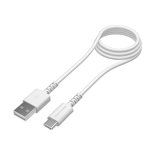 （まとめ） 多摩電子工業USB2.0 Type-C／USBケーブル 抗菌 ホワイト 1.0m TH149CA10QW 1本 (×5セット)