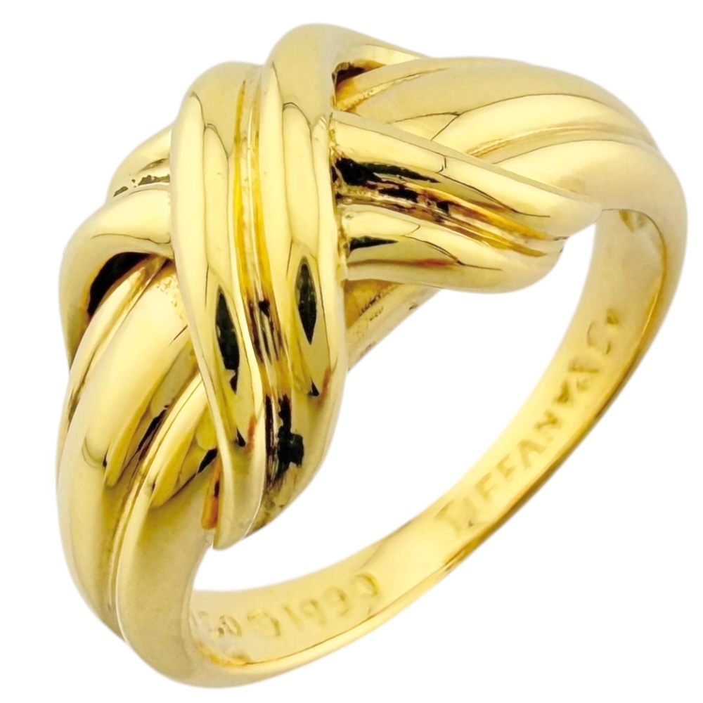 リング 指輪 11号 18金 K18イエローゴールド 中古 美品