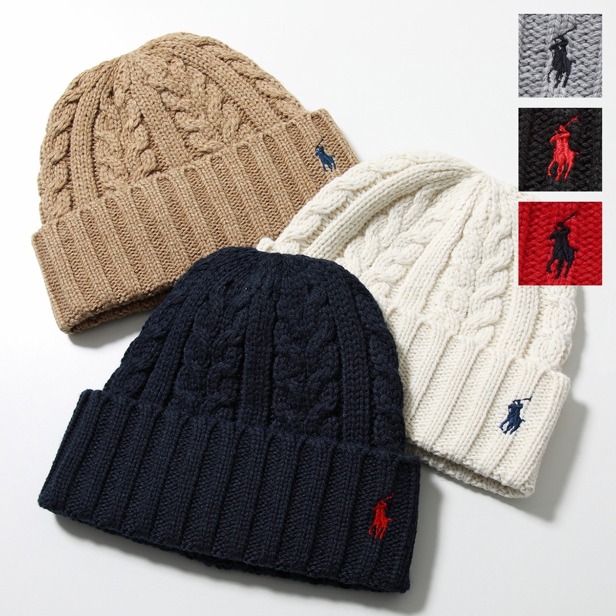 Polo Ralph Lauren ポロ ラルフローレン ニット帽 PC0939 メンズ ビーニー ポニー刺繍 ウールブレンド ニットキャップ カラー6色