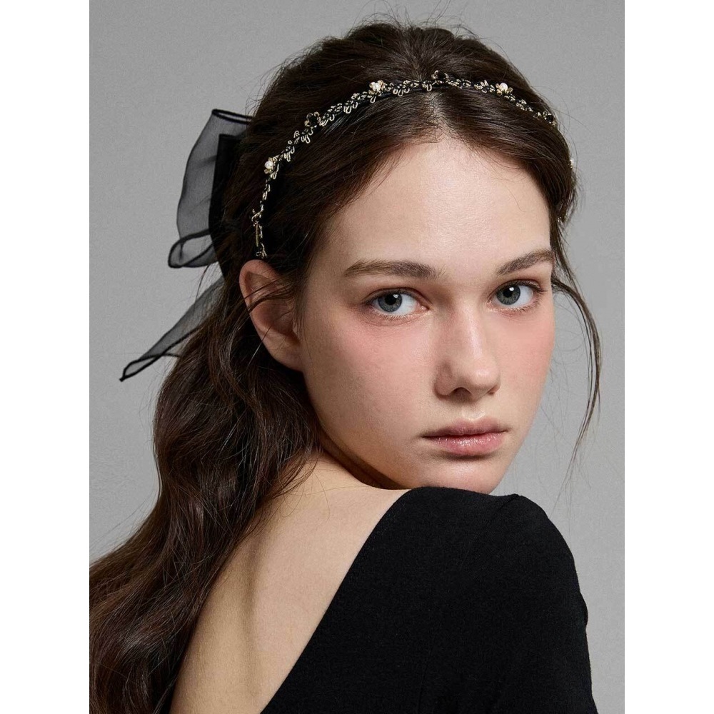 ジャンポールクラリスキッチュフラワーパールヘッドバンド LFHB0757 18,875円