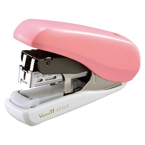 （まとめ買い）フラットホッチキス バイモ11 スタイル ピンク HD-11FLSK/P2 [x3]