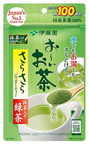 伊藤園 おーいお茶 抹茶入り緑茶 粉末 80g チャック付き袋タイプ