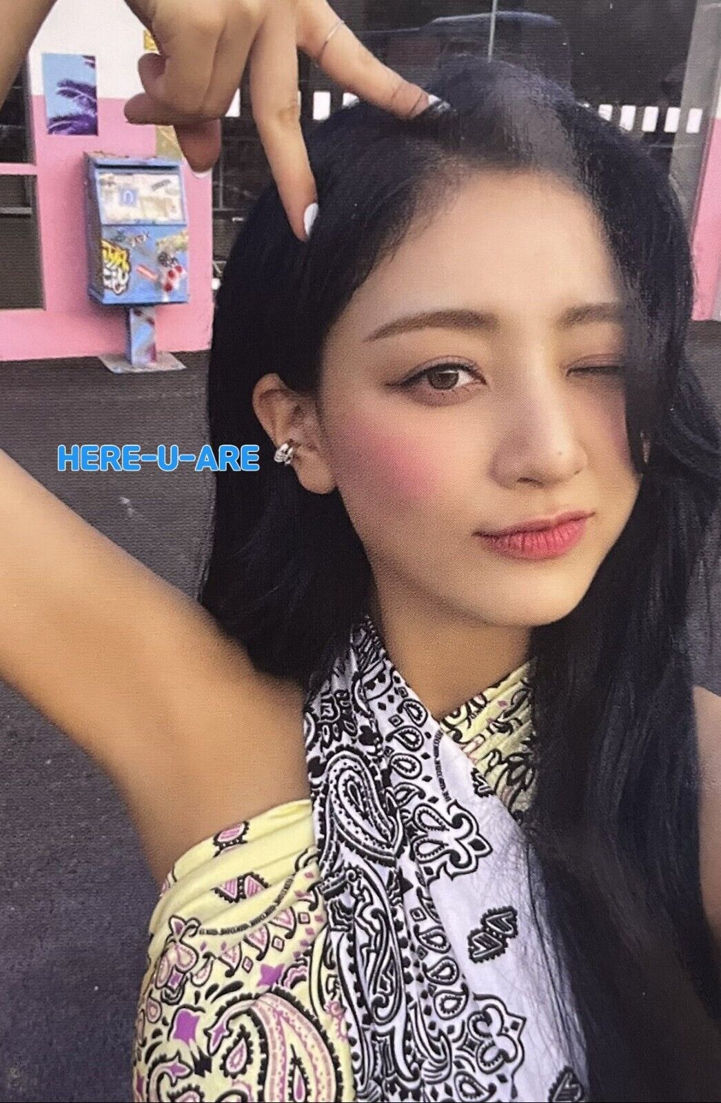 TWICE JIHYO ゼベワン トレカ photocard サノクShow Music Core Killing me good 公式 Broadcast Solo album