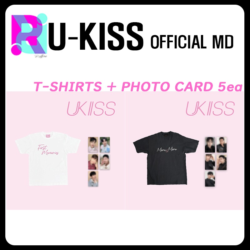 条件付き特典 （T-SHIRTS + PHOTO CARD 5ea） 選択 U-KISS OFFICIAL MD