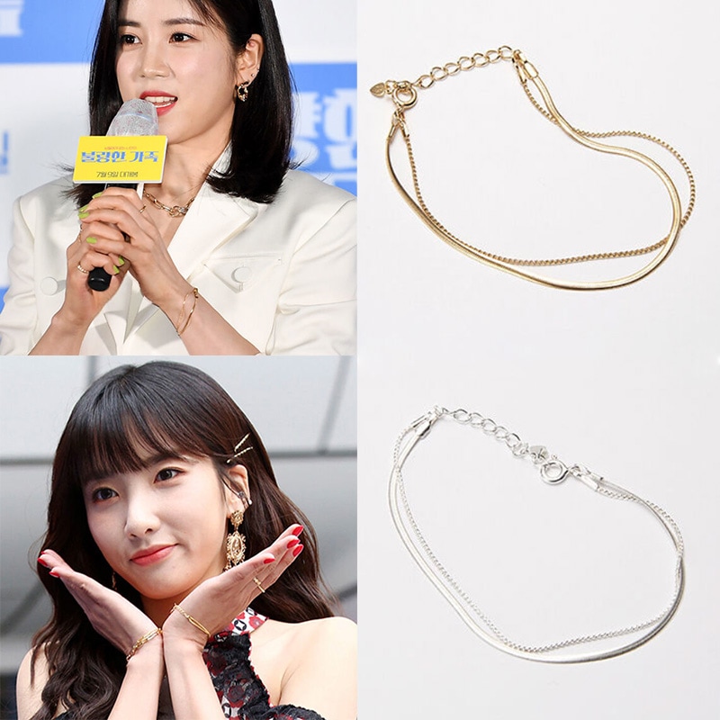 [ジスク/チョロン/イテラン/ムンビョル着用] ツーチェーン ブラケット/韓国ファッション 韓国人気ブランド