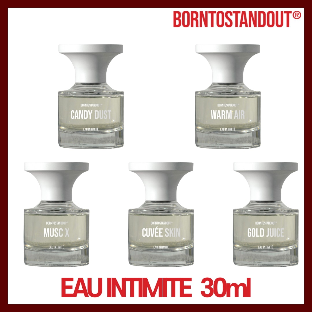 [BORNTOSTANDOUT] EAU INTIMITE 30ml 5種 + FREE OMAKE ほのかな香り 香水 さりげない 香水 控えめな香水 自然な香り 香水 大人女子 香水