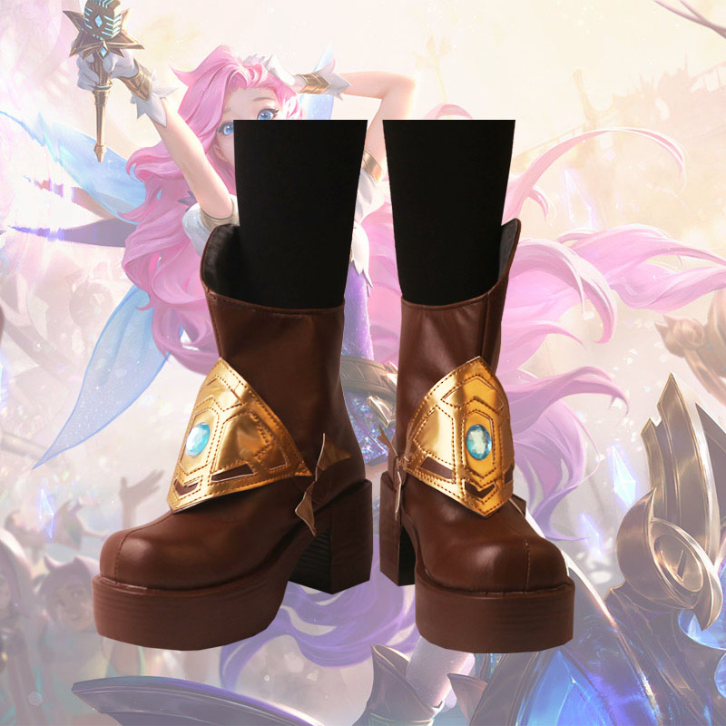 期間限定値!下!げ Lol英雄連盟星歌姫サレフィニーcos靴コスプレ靴